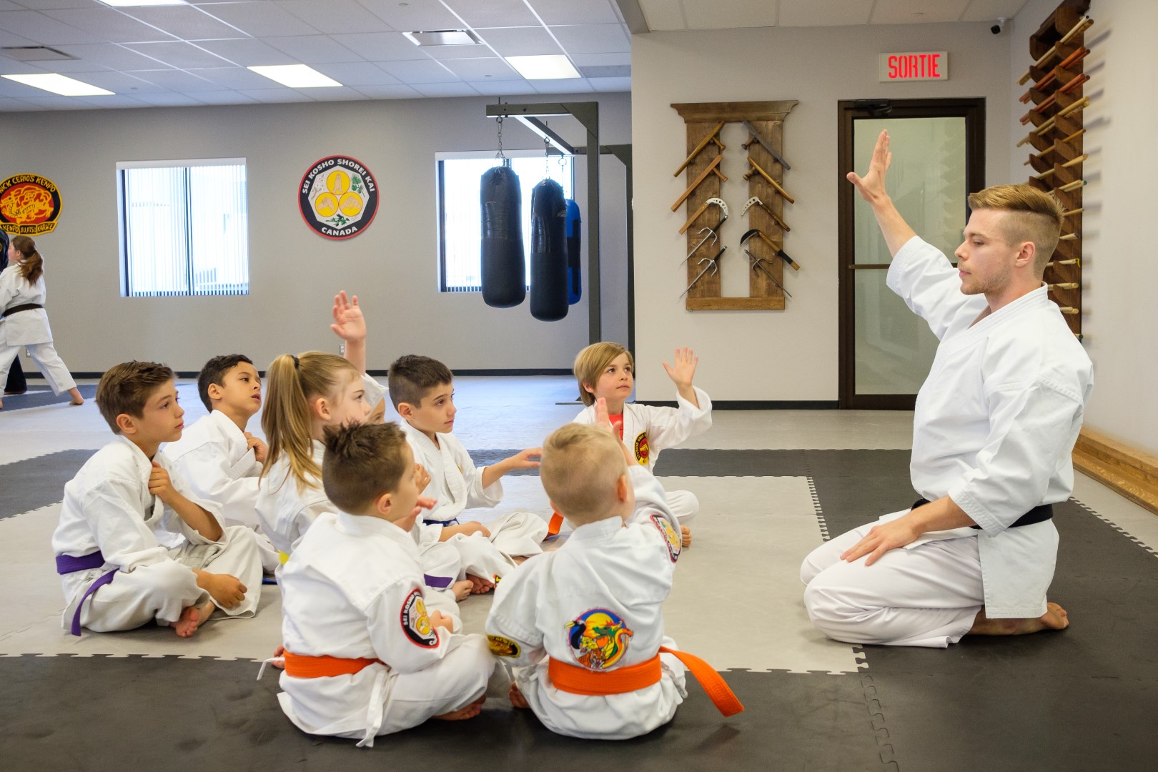 professeur de karaté